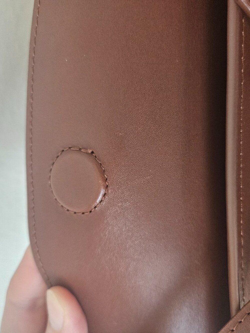 A.P.C. Geneve Leather Shoulder Crossbody Bag Brown - Picture 7 of 12